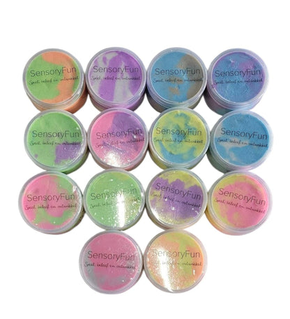Sensory Fun Sable magique Petit Pot - Mélange de 2 couleurs
