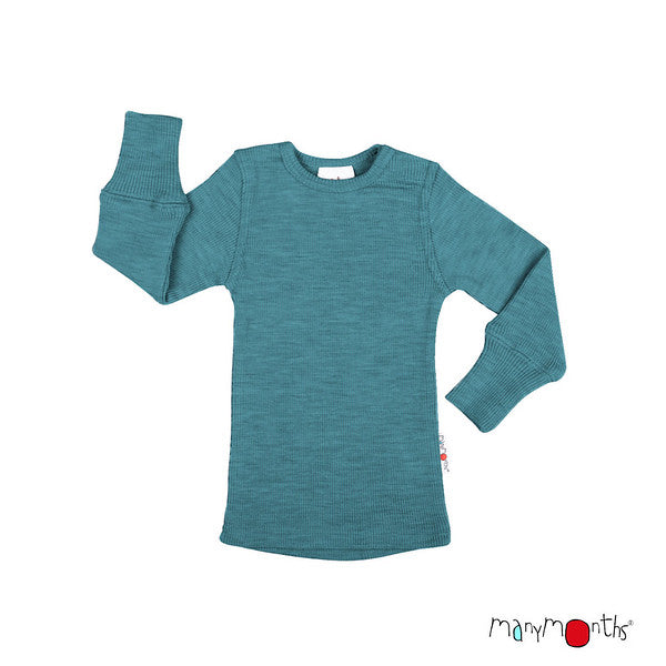 MANYMONTHS T-shirt manches longues en laine - coloris 2023