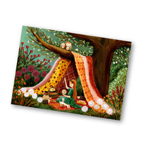 Carte postale Secret Garden - Illustratrice E. Bennink