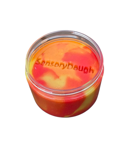 Senorydough Pâte à modeler avec paillettes Jaune/rouge/orange