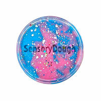 SensoryDough Pâte à modeler avec paillettes Bleu/Rose