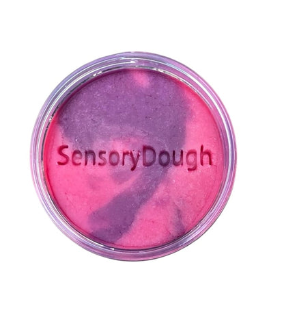 SensoryDough Pâte à modeler avec paillettes Violet/Rose
