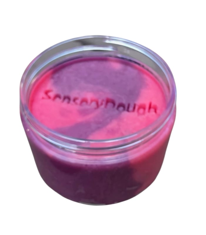 SensoryDough Pâte à modeler avec paillettes Violet/Rose