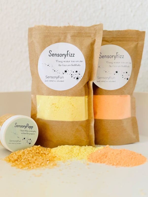 SensoryFizz Mélange effervescent pour jeu sensoriel 200gr - Divers couleurs