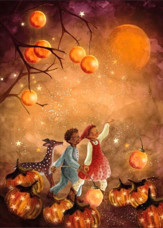 Carte postale Shine Your Light - Illustratrice Bijdehansje
