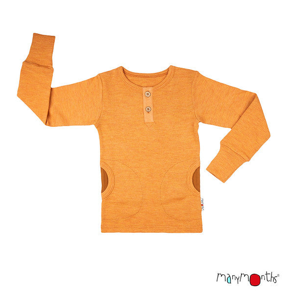 MANYMONTHS Henley T-shirt manches longues - Coloris 2024