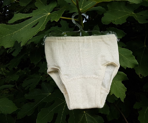 Slip Enfant Laine/Soie/Coton bio Ecru Cosilana