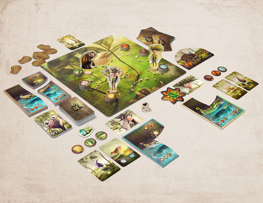 Sous les feuilles - Under the leaves Jeu de société Marbushka