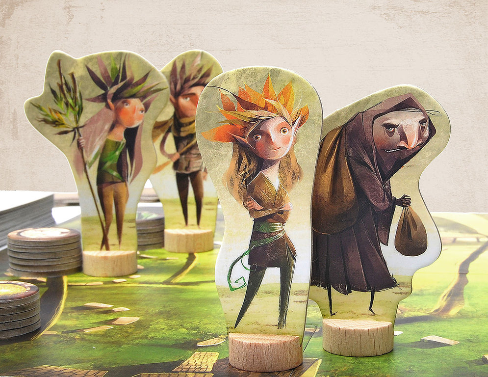 Sous les feuilles - Under the leaves Jeu de société Marbushka