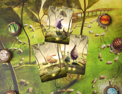 Sous les feuilles - Under the leaves Jeu de société Marbushka