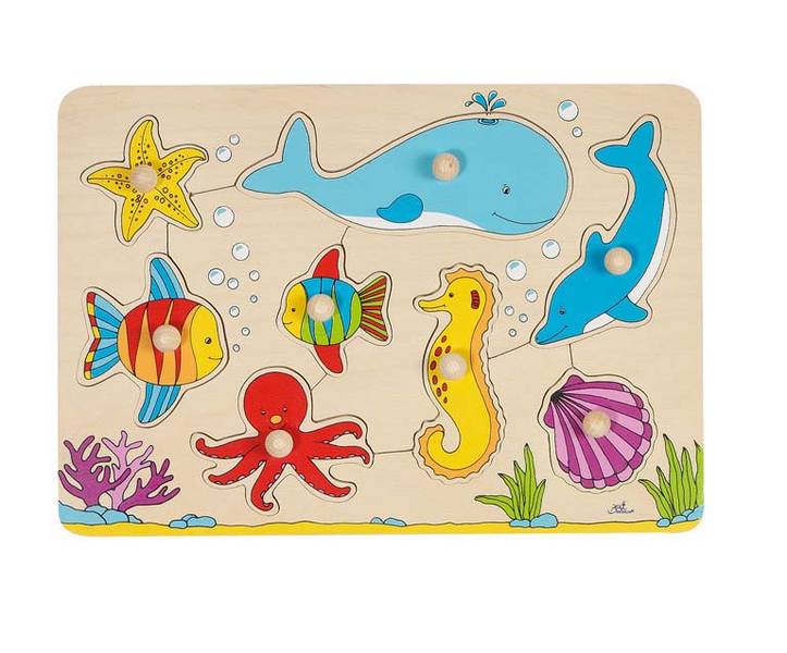 Puzzle en bois Le monde sous-marin GOKI