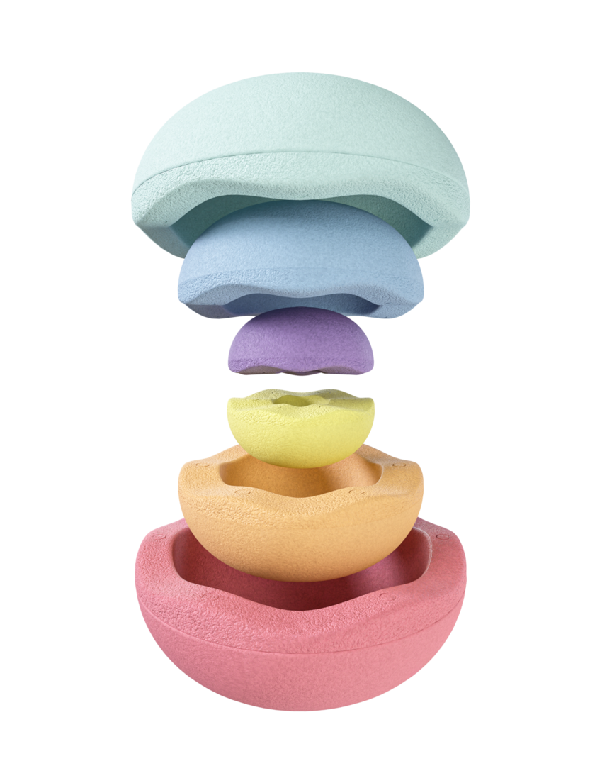 Stapelstein Inside Pastel - Lot de 6 pierres