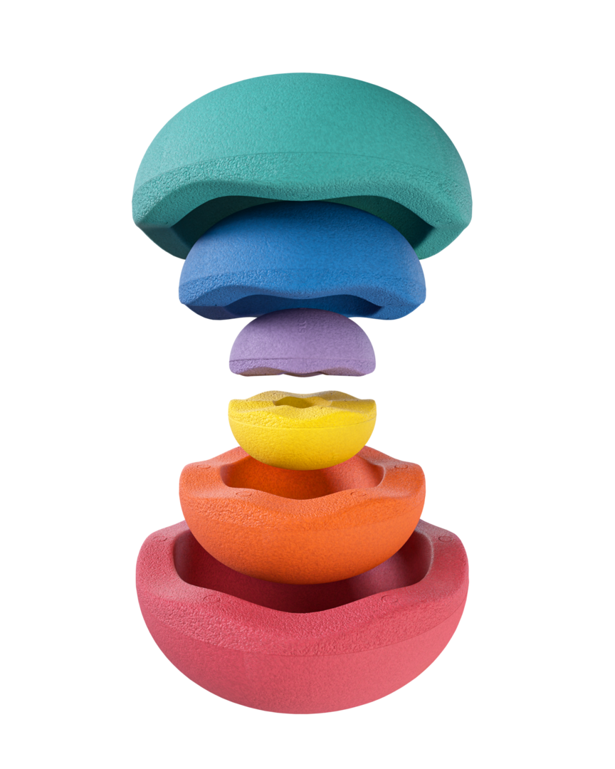 Stapelstein Insice Arc-en-ciel - Lot de 6 pierres