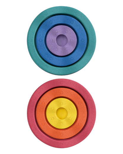Stapelstein Insice Arc-en-ciel - Lot de 6 pierres