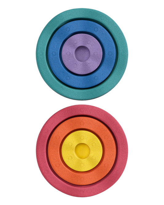 Stapelstein Insice Arc-en-ciel - Lot de 6 pierres