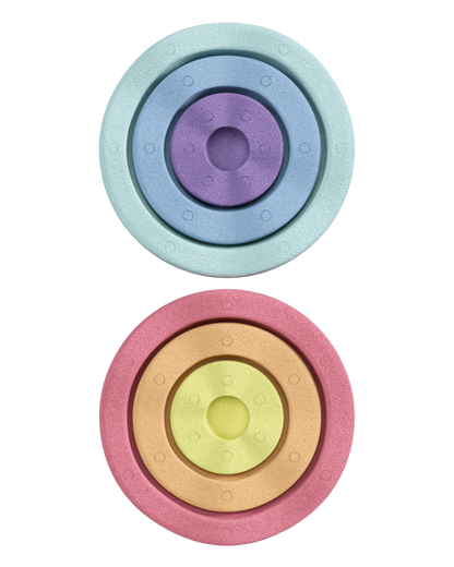Stapelstein Inside Pastel - Lot de 6 pierres