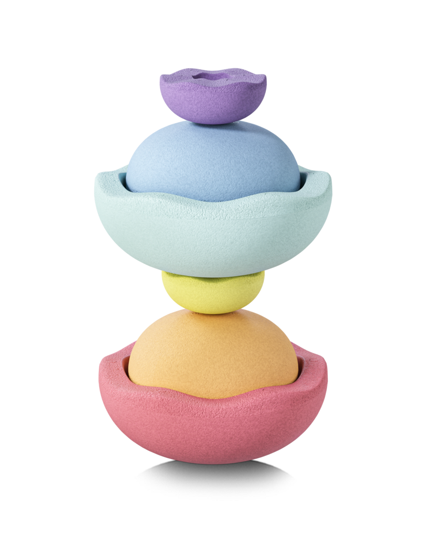 Stapelstein Inside Pastel - Lot de 6 pierres