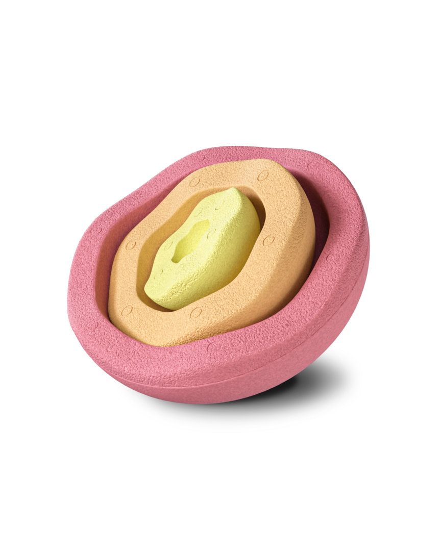 Stapelstein Inside Pastel Warm - Lot de 3 pierres