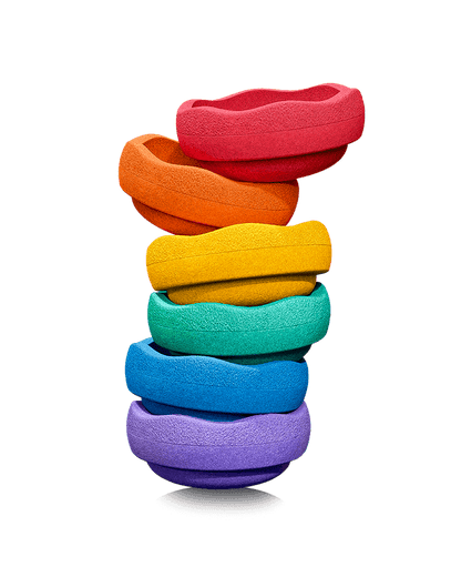 Stapelstein Pierres empilables MINI Arc-en-ciel Lot de 6