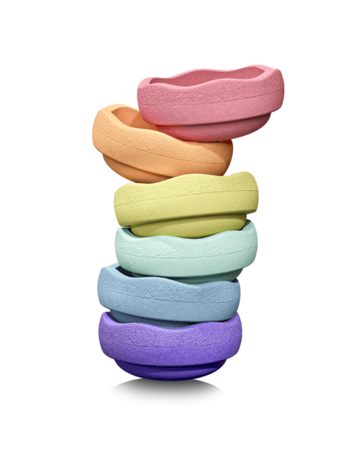 Stapelstein Pierres empilables - Pastel Lot de 6
