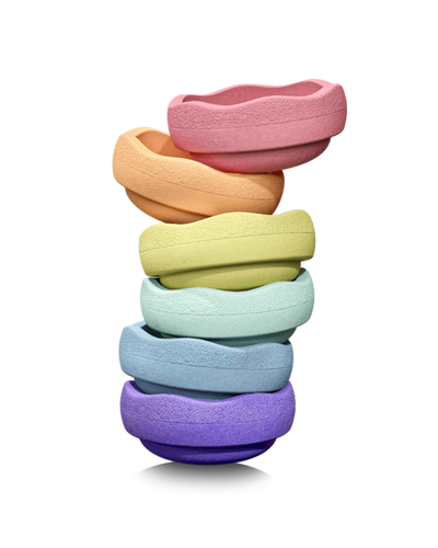 Stapelstein Pierres empilables - Pastel Lot de 6