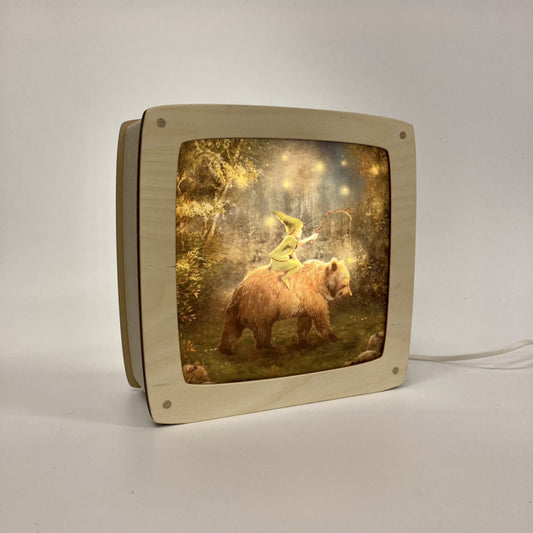 Carte à insérer pour Lampe Au fil des Saisons - Illustratrice Esther Iris - Star Walk