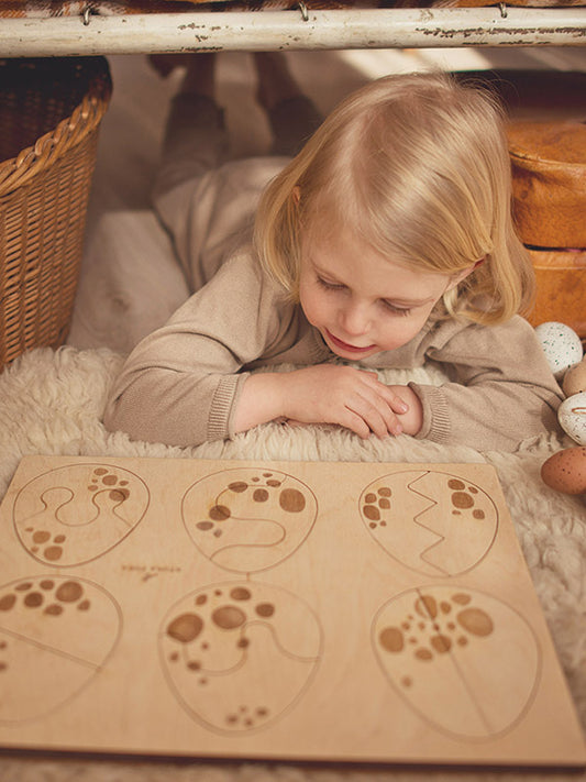 Stuka Puka puzzle en bois Animaux Ovipares