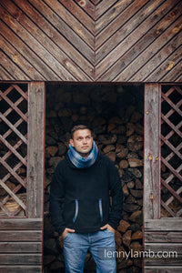 Sweatshirt Homme/Femme LennyLamb noir - Little Herringbone Illusion