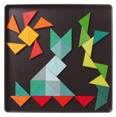 Puzzle magnétique Triangles Grimm's