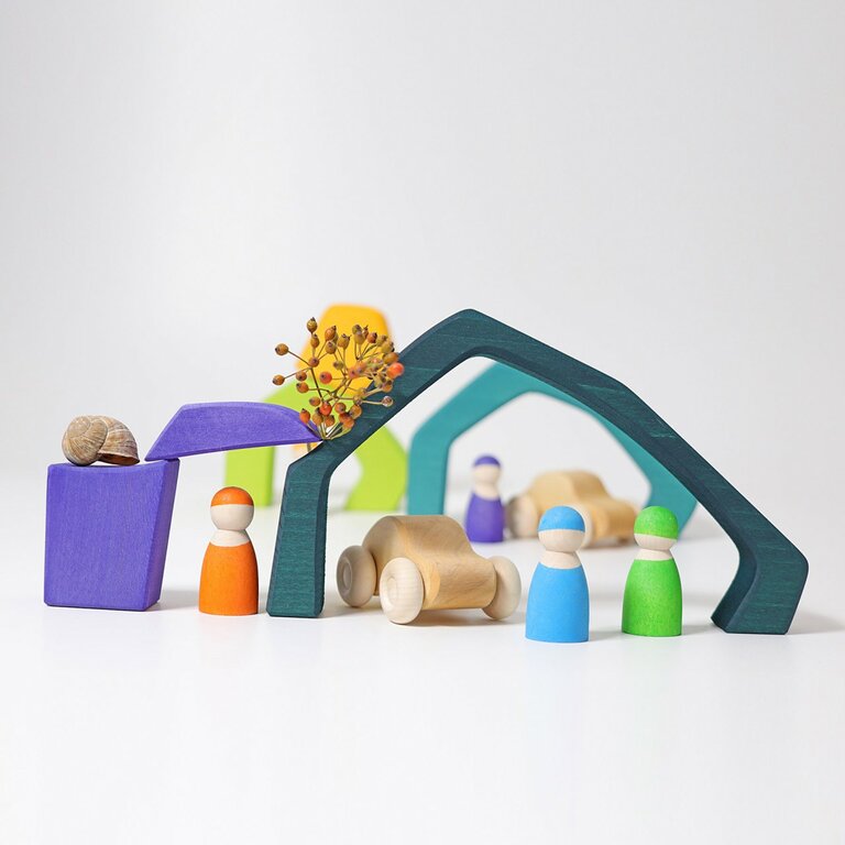 Grand puzzle en bois 4 éléments GRIMMS