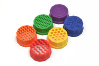 X creator Lot de 6 Petits tamis et bols Arc-en-ciel
