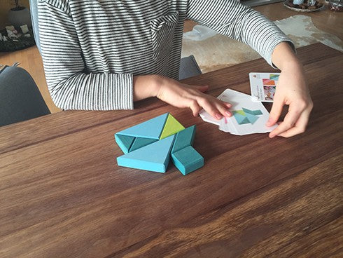 Tangram turquoise Grimm's