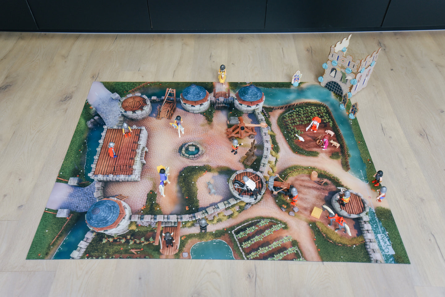 Tapis de jeu Carpeto Cité Médiévale 90 x 120 cm