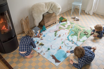 Tapis de jeu Carpeto Etoile des neiges 120 X 180 cm