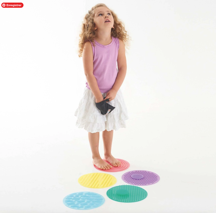 Tickit Ensemble de cercles sensoriels SiliShapes® - Lot de 10