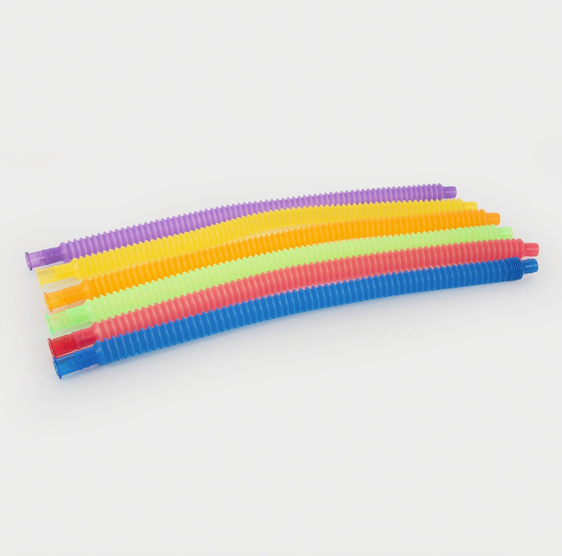Tickit Tubes flexibles Arc-en-ciel - Lot de 6
