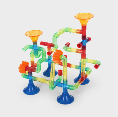 Tickit Tuyaux colorés translucides pour jeu d’eau - Lot de 74