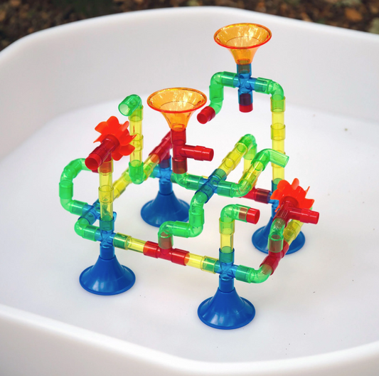 Tickit Tuyaux colorés translucides pour jeu d’eau - Lot de 74