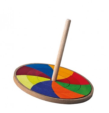 Toupie puzzle en bois GRIMMS