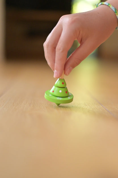 Toupie en bois Noël - Small Foot