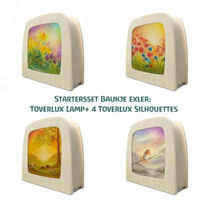Toverlux Lampe Magique Lot de démarrage 1 lampe + 4 cartes Baukje Exler
