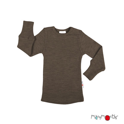 MANYMONTHS T-shirt manches longues en laine - coloris 2023