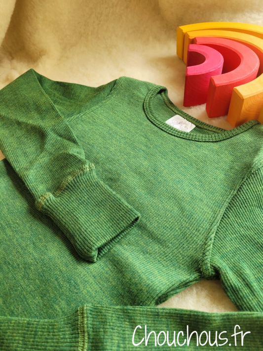 MANYMONTHS T-shirt manches longues en laine - coloris 2024