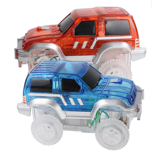 Cleverclixx Voiture à l'unité pour Parcours de Voiture - Divers couleurs