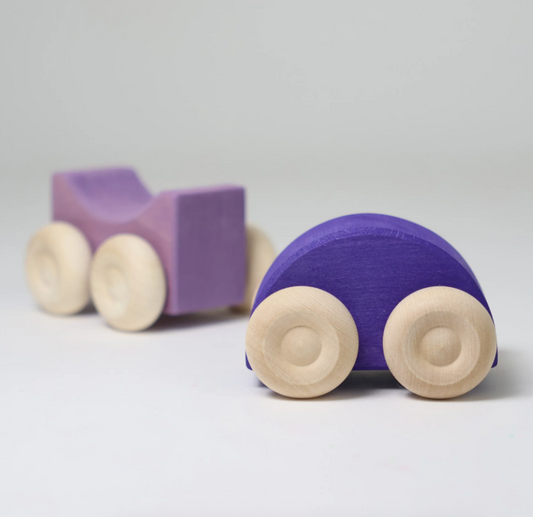 Voitures empilables violettes Grimm's