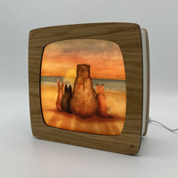 Carte à insérer pour la Lampe de saisons - Watching Sunset