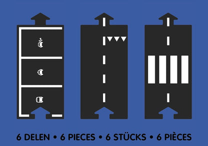 Way to Play extension parkings et routes - lot de 6