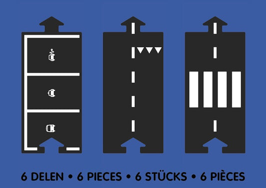 Way to Play extension parkings et routes - lot de 6