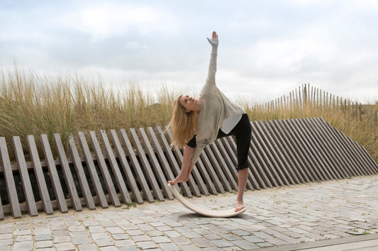 Wobbel Original planche d'équilibre laqué