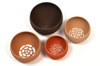 XCreator Bols gigognes pour jeu sensoriel - Lot de 4
